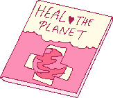 A magazine cover that reads: Heal the Planet